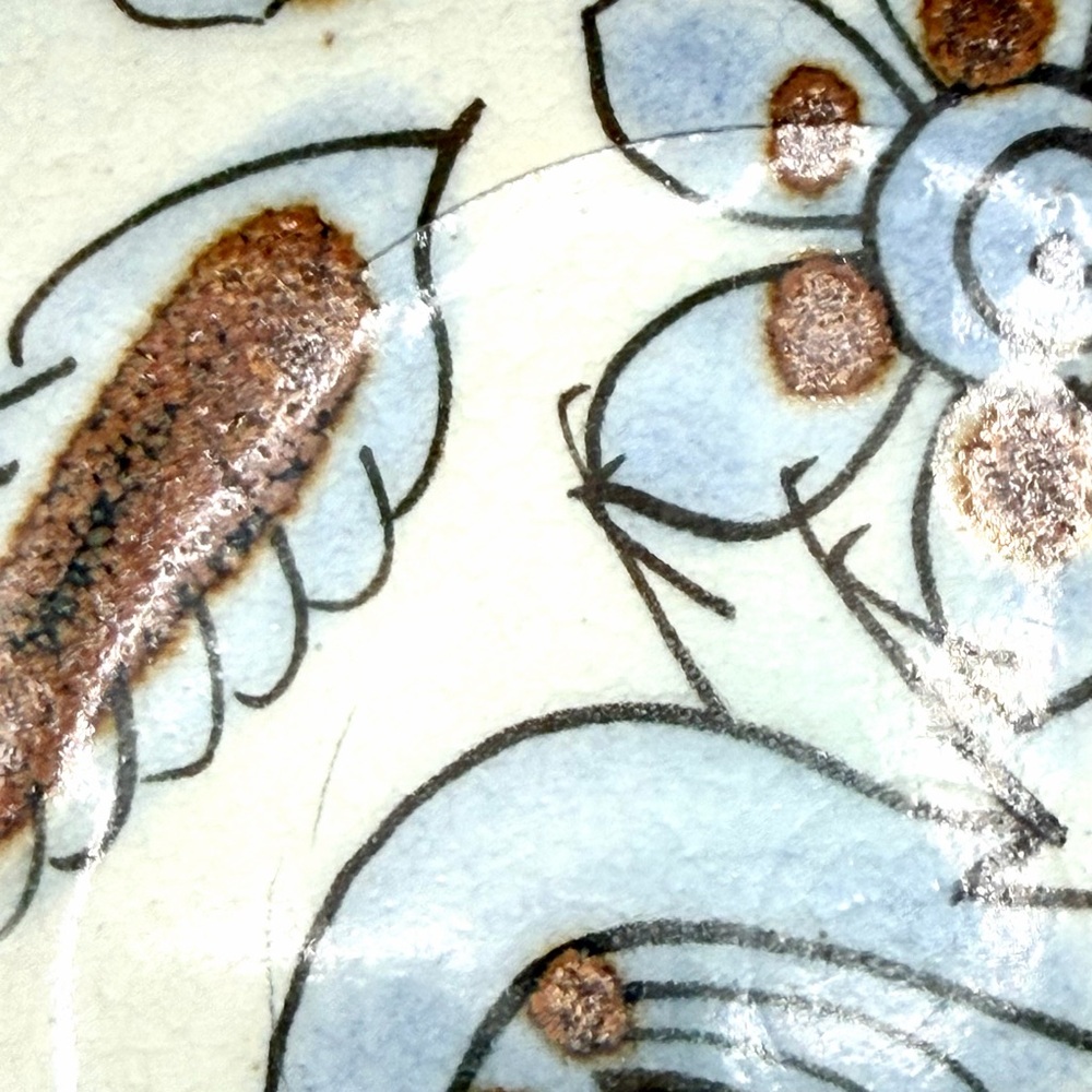Ken Edwards El Palomar Salsa / Trinket Bowl - Signed Hand Painted Tonalá Mexico - Picture 8 of 10
